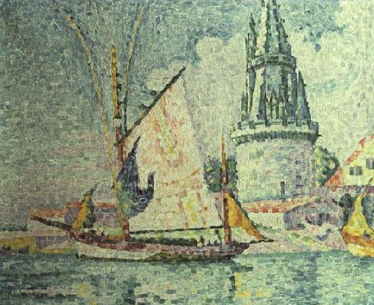Paul Signac La Rochelle, the Quartermaster's Tower china oil painting image